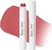 [bayfree] Tinted Lip Balm Plumper, Glossy, Lightweight, Moisturize & Tint with Jojoba Seed Oil, Vegan Lip Balm Lip Care Present, Tang Peony