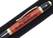 Gift For Scuba Instructor World's Best Scuba Instructor Present Engraved Pen