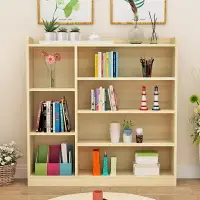 在飛比找樂天市場購物網優惠-實木兒童書櫃松木書架自由組合置物櫃落地玩具櫃文件櫃置物收納櫃