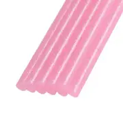 Hot Glue Sticks Mini Hot Melt Glue Gun Sticks 0.27" x 4"/Glitter Pink/10 Pcs