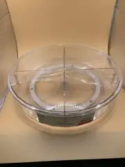Vivitar 10.25 clear turn table storage