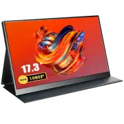 UPERFECT 17.3" Portable Monitor FHD HDR HDMI USB Type-C Monitor Gaming Monitor
