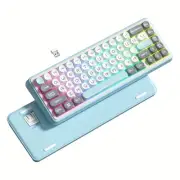 WK60 60% Keyboard Wireless, Mechanical Gaming Keyboard Hot Swappable Gasket, ...