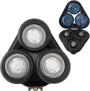 SH50 Replacement Heads Whole Head Compatible with Phillip Shaver Series 5000 (S5xxx), S5xxx, PT8xx, PT7xx, 3 Count SH50 Replacement Blades for Series 5000 Razors