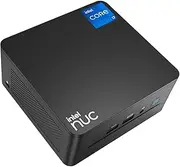 Intel NUC 12 Pro, Wall Street Canyon Mini Pc with 12th Gen Core i7-1260P (12C/16T & Up to 4.7GHz), 16GB DDR4 RAM & 512GB NVMe SSD, Support 8K, WiFi6E, BT5.3, 2 x Thunderbolt 4, Built-in Win 11 Pro