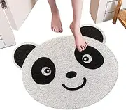Panda Floor Mat, Roller Skating Floor Mat, Floor Mat for Kids, Skater Aid Mat, Portable Floor Tiles, Cartoon Floor Mat, Frog Front Door Mat 58x28cm/22.83x11.02 inches for Boys, Girls