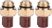 Sensor 3X Radiator Coolant Fan Water Temperature Sensor Switch Replacement Car Accessories Fit for Honda Acura (Color : Silver)
