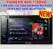 PIONEER AVH-170DVD TOUCHSCREEN RECEIVER W/INTERNAL AMP (DOES NOT HAVE BLUETOOTH)