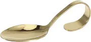 Garneck Hotel Buffet Spoon Stainless Steel Curved Handle Serving Spoon Wedding Tableware