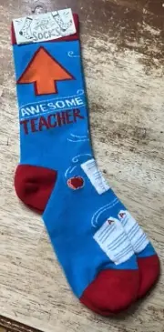 Primitives by Kathy LOL - Awesome Teacher Socks - 39436 NWT