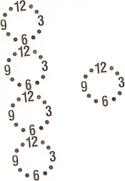 OFFSCH 5 Sets DIY Wall Clock Numbers Replacement Clock Numerals Kit Easy to Use