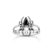 Genuine THOMAS SABO Romance Ring Black Spider