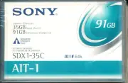 Sony AIT-1 Data Storage Tape Cartridge - 35GB native / 91GB compressed SDX1-35C