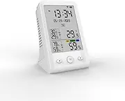 Labymos Tuya WiFi USB Temperature and Humidity Household Office Baby's Room Hygrothermograph LCD Display Temperature and Humidity Meter Temperature Tester Hygrometer Compatible with