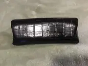 Stella McCartney - Shiny Black Geometric eyeglass case new black no tags