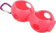 GANAZONO Elastic Golf Ball Sleeve Portable Golfs Ball Holder with Durable Hook Snap Clip for Easy Carrying Ergonomic Design