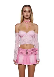 [Sugar Thrillz] Fawn Over Me Corset Top