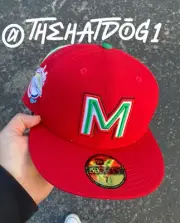 New Era LMP Mexico Serie Del Caribe Scarlet 59fifty Fitted Hat Size 7 1/4