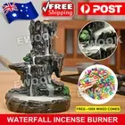 Handcraft Burner Censer Smoke Backflow Holder Incense Waterfall Burner +Cone