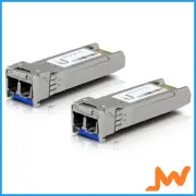 Ubiquiti UFiber SFP+ Single-Mode Fiber Module 10 Gbps 10km Distance (2 Pack)