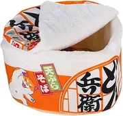 SUPVOX Cozy Cat Nest Ramen Bowl Unique Detachable and Washable Design for Cats Durable Construction Interactive Play Area Material for Indoor Resting