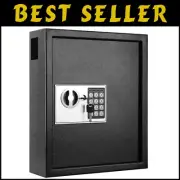 Wall-Mounted 60-Key Locker with Programmable Combination Lock - Secure & Stylish