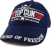 [Armycrew] US Navy Top Gun Military Aviation Embroidered Adjustable Baseball Cap