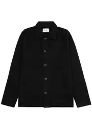 NN07 Zander Wool Overshirt - Black - L L