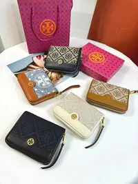 在飛比找Yahoo!奇摩拍賣優惠-【Koala海購】TORY BURCH TB短款拉鏈錢包 小