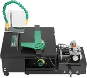 Mini Table Saw, Lapidary Polisher Bench Buffer Machine DIY Lathe Tools with Flexible Shaft - Rock Grinding & Cutting Mini Table Saw for Crafts