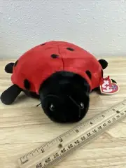 NWT Ty Beanie Buddies 9" LUCKY LADY BUG Beanbag Plush Toy Stuffed Animal 1999