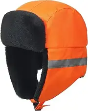 [AYKRM] High Visibility Viz Keep warm Trapper Bomber hat
