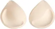 [yuksok] 2x Bra Pads Inserts Thick Reusable Breast Pads for Swimsuit Sports Bra Underwear