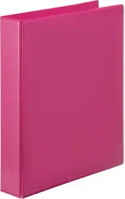 Marbig A4 Clearview Insert Binder, 2D Ring 25 Mm, Pink