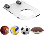 Ball Holder Display Rack,Acrylic Ball Stand Display Holder Sports Ball Storage Rack for Football Basketball Volleyball and Soccer Ball