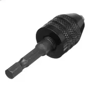 0.3-3.6Mm Keyless Drill Chuck 1/4 Inch Hex Shank Quick Change Adapter Converter