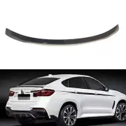 1Pc Gloss Black Rear Trunk Spoiler Lip Wing For BMW F16 X6 2015-2020 2016 2017