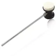 Dual Sided Bass Drum Beater Kick Drum Foot Pedal Mallet with Stainless Shaft