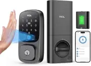 TCL D1 Pro Palm Vein Smart Lock,Wi-Fi Keyless Entry Door Lock,App Remote Control