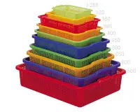 在飛比找Yahoo!奇摩拍賣優惠-☆88玩具收納☆350公文林 I350 方形公文籃 塑膠籃 