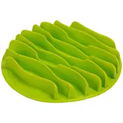 Catzon Pet Fun Mat Slow Portable Dog Feeder Bowl Interactive Stop Bloat Pet Anti-Choke Bowl-Green