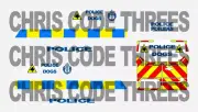 Code 3 Adhesive Vinyl Decals Suit 1/43 1/50 Transit Custom - Police Dog Scotland