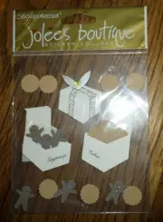Jolee's Boutique Cookies Gingerbread Gifts Boxes Scrapbook/Card Embellishment