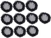 HONITANO 10pcs Lace Hair Snoods for Dancers Elegant Hair Bun Holders and Elastic for Work Parties Weddings and Daily Use Professional Look for Women