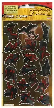 Stickerfitti Marvel Spider Man Girl Woman Avengers 34 Foil Sticker Sheet Super