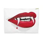 Makeup Bag, Vampire Fangs, Cosmetic Bag gothic make up bag