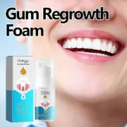 Gum Regrowth Foam, Gum Treatment Foam, Anti-Inflammatory, Gum Tissue Regeneration and Repair, Gum Care Foam Mousse, Deeply Cleaning Gums Stain Removal