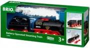 Brio World Battery-Operated Steaming Train 3pc 33884