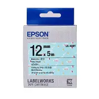 在飛比找誠品線上優惠-EPSON 花紋系列和紙標籤帶/ 海洋船/ LK-4GBY