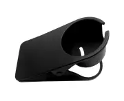 Creative Water Cup Holder Drinking Cup for Home, Office, Table, Desk, with Large Clip, for Water, Drinks, Soda and Coffee-Black